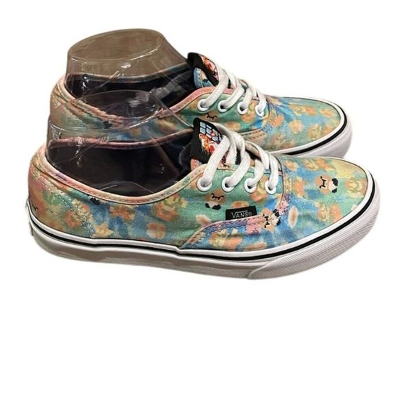 Vans X Nintendo Super Mario Bros Game Over Authentic Sneaker Shoes W7.5 M6 - Picture 3 of 12